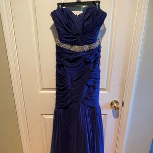 Sexy Midnight Blue Prom Dress